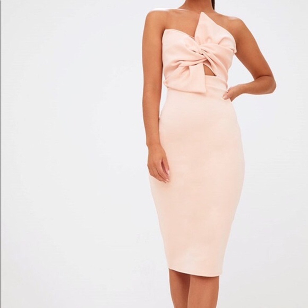 Pretty Little Things Bow Dress in Pink 🎀